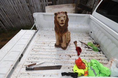 Las evidencias fueron presentadas por las autoridades