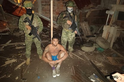 Hubo detenidos en Esmeraldas.