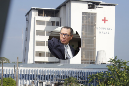 Glas fue internado en el hospital Naval, este 8 de marzo.