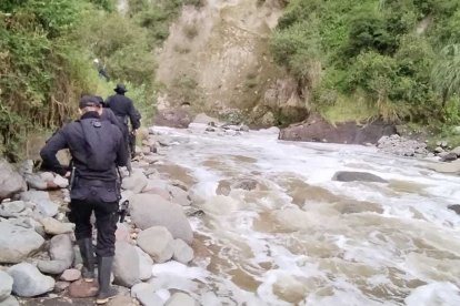 El cadáver de Hernán Mendoza fue encontrado en el río Guayllabamba.