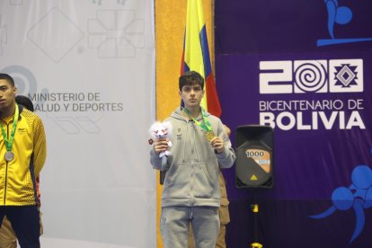 El esgrimista fue el mejor en los Bolivarianos de la Juventud en la modalidad florete individual masculino.