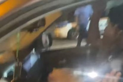 Momento en el que Paola Farías sale con Bruno de TC.