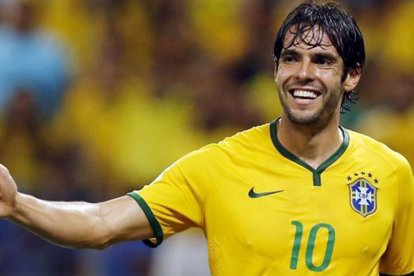 El futbolista brasileño Kaká fue considerado, en su momento, uno de los más atractivos dcel deporte.