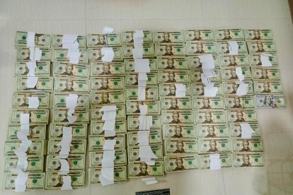 También dinero fue decomisado.