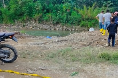 El cuerpo del niño fue encontrado en este río.