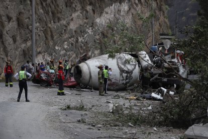 El accidente de la concretera conmovió a los capitalinos por la magnitud del hecho.