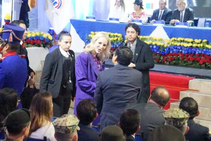 Lavinia Valbonesi, esposa de Daniel Noboa.