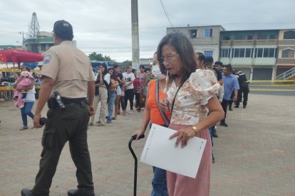 Hubo un breve retraso en el inicio de las elecciones.