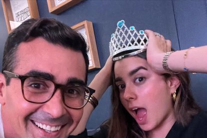 Luciana Guschmer y su papá Andrés Guschmer