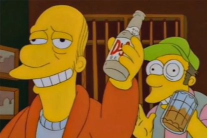 Larry era un personaje tanquilo que formó parte de la serie y de los amigos de Homero durante años.