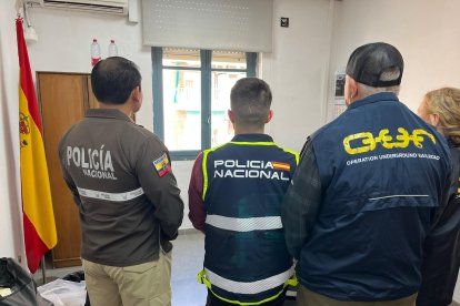 Autoridades españolas y ecuatorianas participaron en el operativo