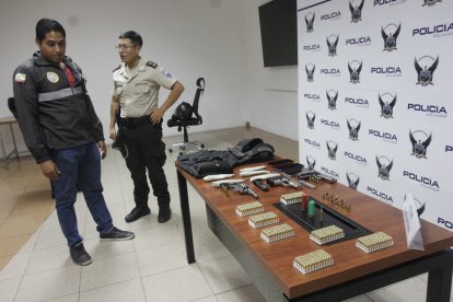 Las evidencias fueron presentadas por la Policía Nacional