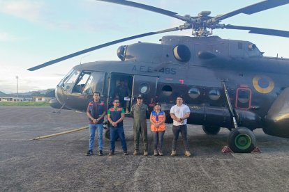 El helicóptero MI 171 fue fotografiado la mañana de este viernes 26 de abril de 2024, minutos antes de su accidente.