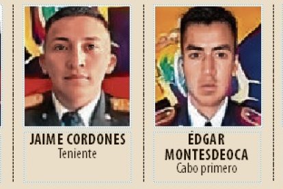 Las otra cuatro víctimas del suceso.