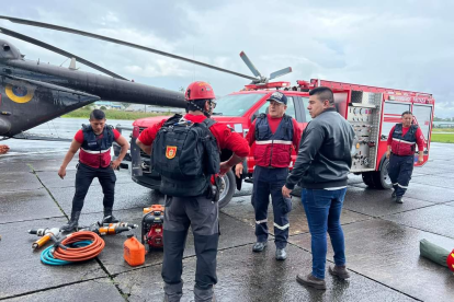 La tarde del sábado 27 ingresó el equipo técnico para el levantamiento de cadáveres.