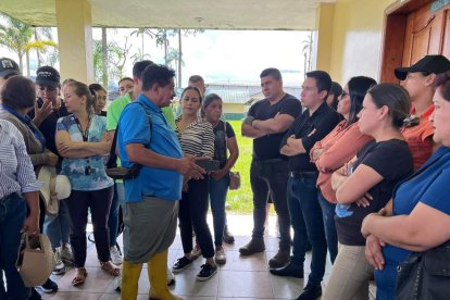 Rigoberto Reyes también fue en la búsqueda de su hijo, sin poder localizarlo.