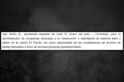 Este es un extracto del boletín de la Policía Nacional por el caso Blanqueo JR.