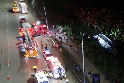 Al siniestro acudió personal del Ministerio de Salud Pública.