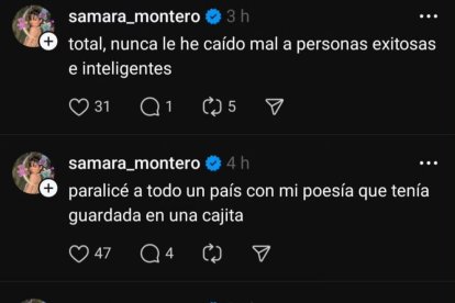 Samara Montero fue clara y contundente en su nueva publicación.