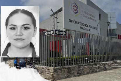 Los restos de Jenniffer Pazmiño Morales fueron llevados a la morgue.