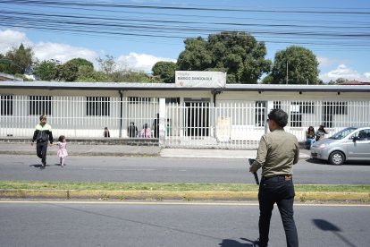 El cuerpo de la víctima llegó sin vida al hospital Básico de Sangolquí.