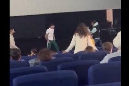 Captura de pantalla segundos antes de que inicie la pelea