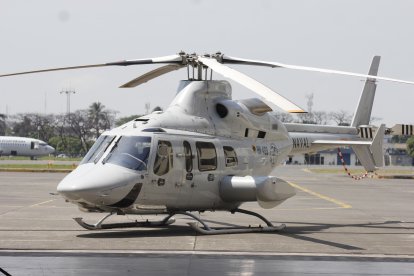 Los helicópteros del mismo modelo que tiene la Armada del Ecuador son cinco: uno está en Galápagos y los cuatro restantes en Guayaquil.