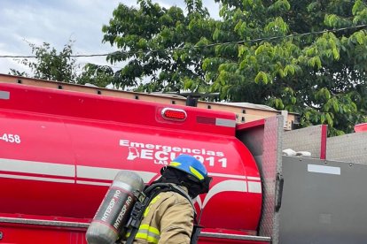 Bomberos atendieron la emergencia de inmediato.