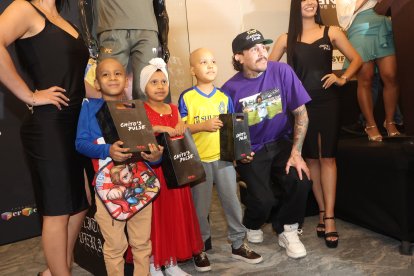 Los niños de la Fundación Ser Feliz recibieron un kit de los nuevos productos de Chito Vera