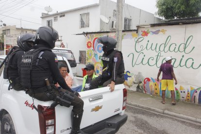 El operativo fue en Ciudad Victoria, en Guayaquil.