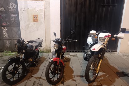 Estas motocicletas tenían los sospechosos.