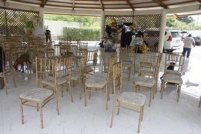 El lugar donde se celebró el cumpleaños.