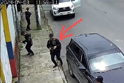 Robinson Arébalo, alias Cejas, sería este sujeto. Fue captado en la matanza de Joya de los Sachas.