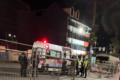 Desde enero hay vallas en algunas calles cercanas al centro carcelario de Ambato.