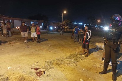 En este lugar sorprendieron a balazos a madre e hijo.