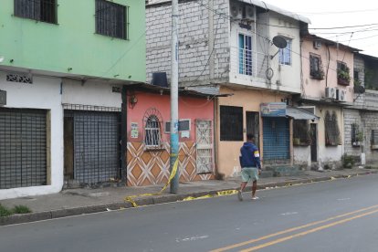 En este lugar ocurrió el hecho violento.