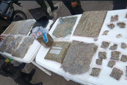 La evidencia la encontraron dentro de una propiedad en el Comité del Pueblo.