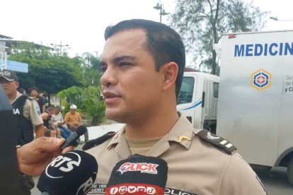 David Soto, encargado de la Oficina de Operaciones del Distrito Milagro de la Policía.