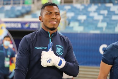 El portero de Emelec, Pedro Ortiz vistió el buzo de la Tri en las Eliminatorias Sudamericanas para Qatar 2022