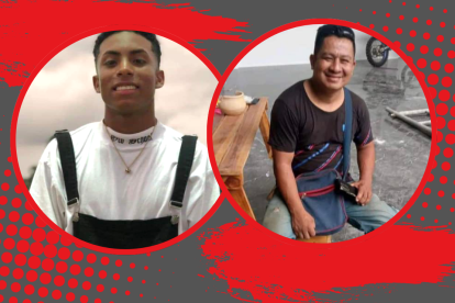 A Deivis Montero y a Moisés Limones le impactaron varios de los proyectiles.