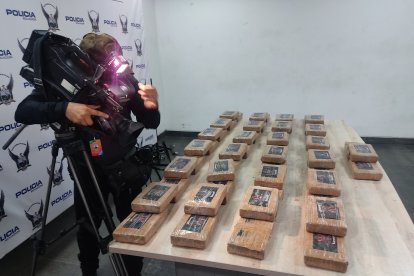 La Policía Nacional presentó las evidencias