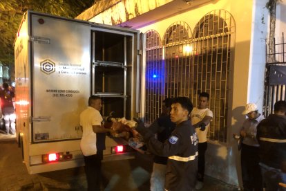 El cuerpo fue llevado a la morgue de la localidad.