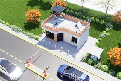 Modelado de cómo se verá el retén