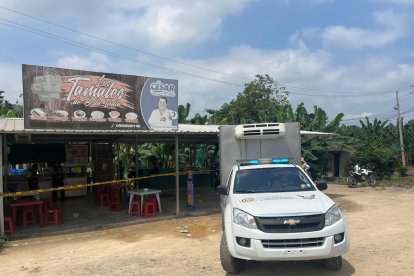 El crimen se efectuó en un concurrido local de Machala.