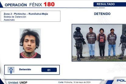 El tipo fue incluido dentro del plan de Más buscados.