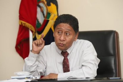 Hilario Beltrán, presidente de la Unión Nacional de Educadores (UNE) en Guayas.