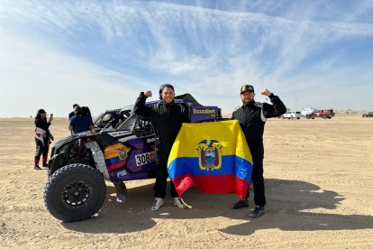Brad Salazar (d) y Marco Guerrón serán la dupla ecuatoriana que integrará el equipo Lumenia Racing Team, en México