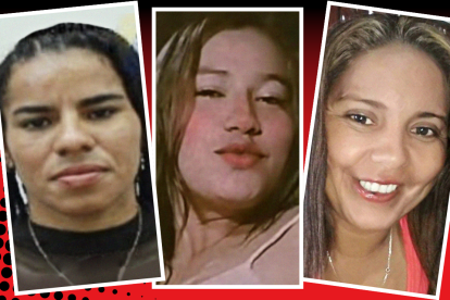 Yomira Torres Alvarado, de 29 años; Wendy Mayorga González, de 26 años; Silvana Lucón Eleno, de 40 años.