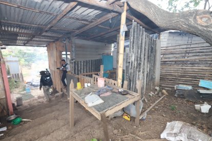 Así lucían las guaridas.