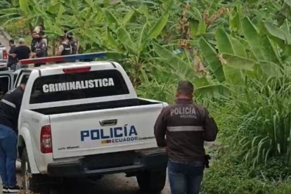 Personal de la Policía acordonó el área